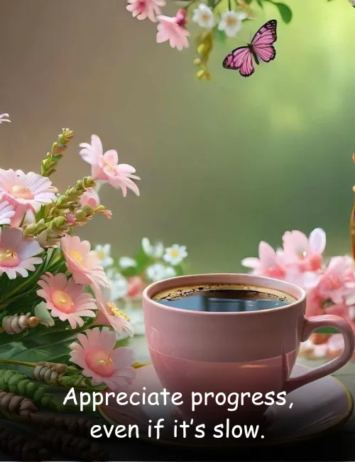 Appreciate progress, even if it’s slow.