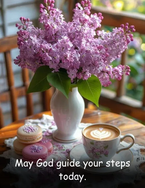 May God guide your steps today.
