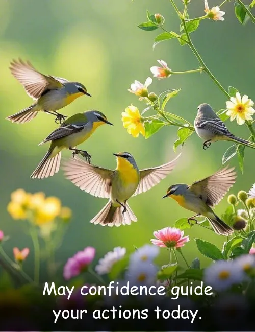 May confidence guide your actions today.