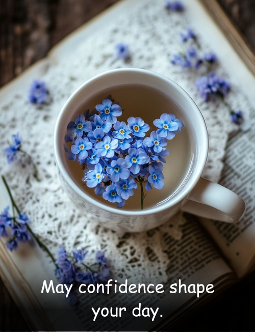 May confidence shape your day
