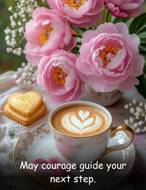 May courage guide your next step.