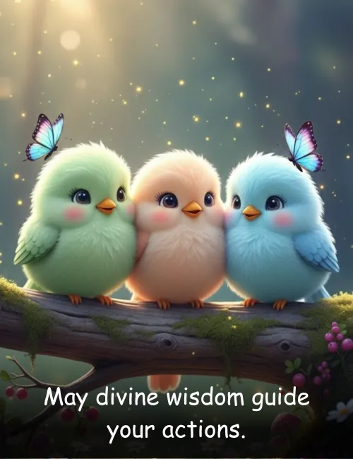 May divine wisdom guide your actions.