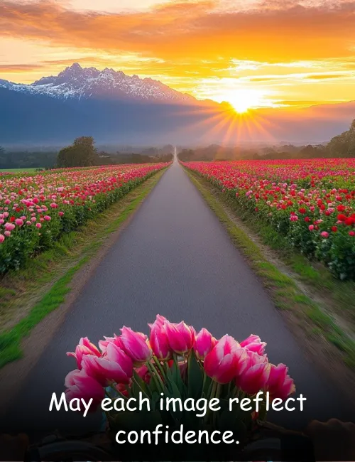 May each image reflect confidence.