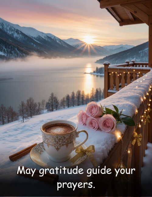 May gratitude guide your prayers.