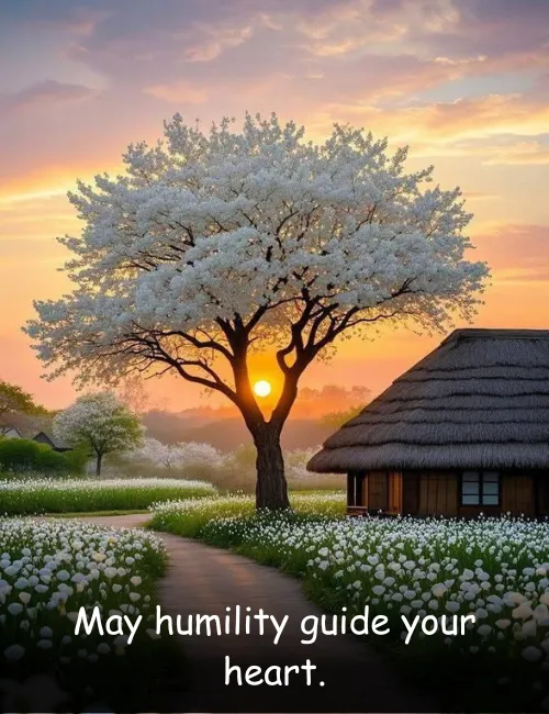 May humility guide your heart.