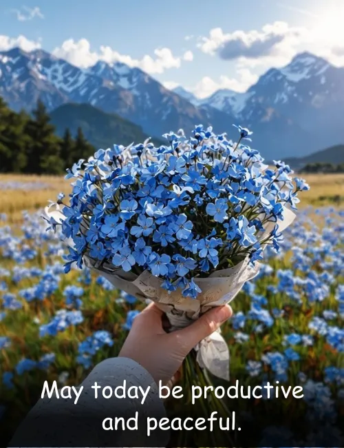 May today be productive and peaceful.