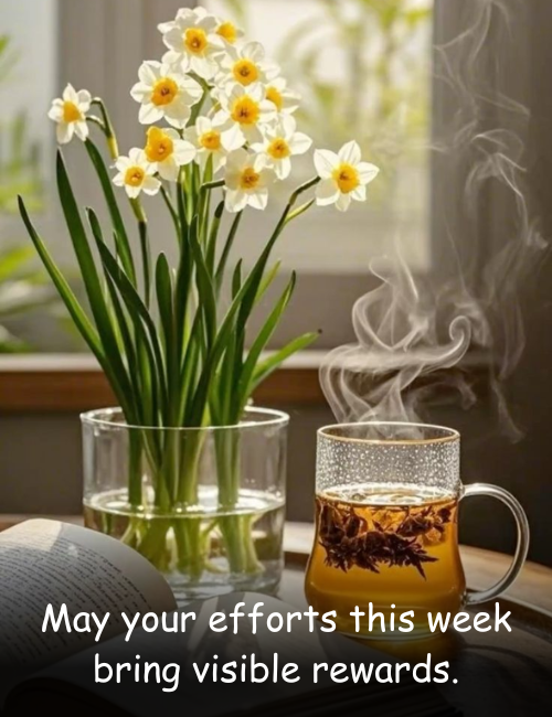May your efforts this week bring visible rewards.