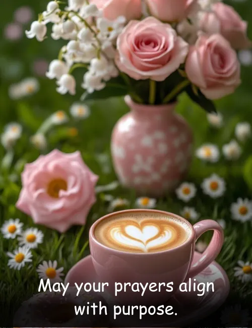 May your prayers align with purpose.