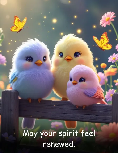 May your spirit feel renewed.