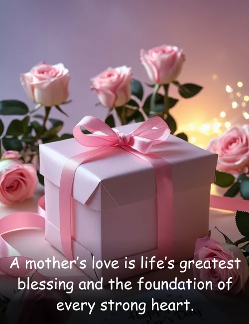 A mother’s love is life’s greatest blessing and the foundation of every strong heart