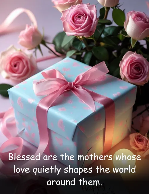 Blessed are the mothers whose love quietly shapes the world around them