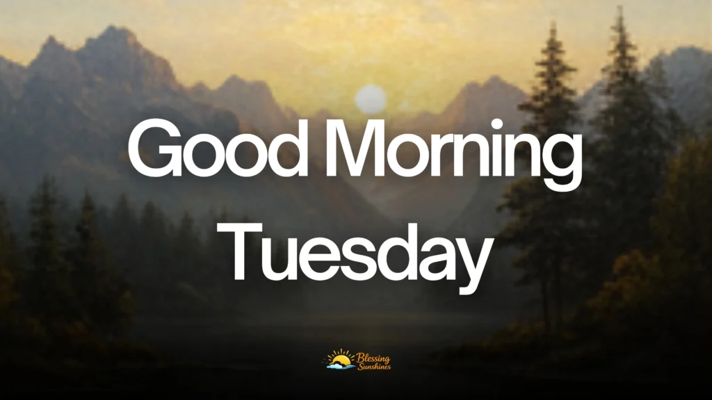 Good Morning Tuesday