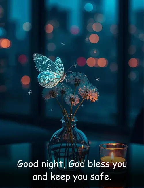 Good night, God bless you and keep you safe