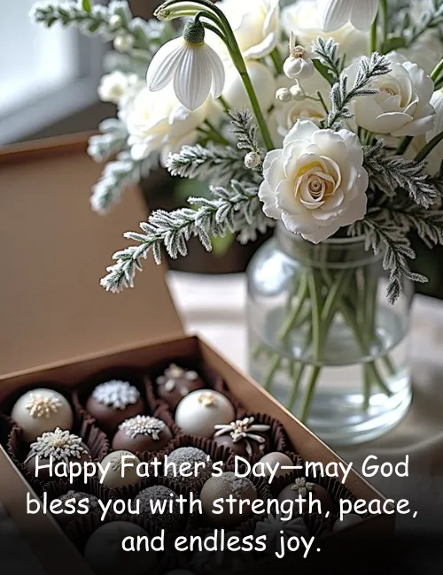 Happy Father’s Day—may God bless you with strength, peace, and endless joy.