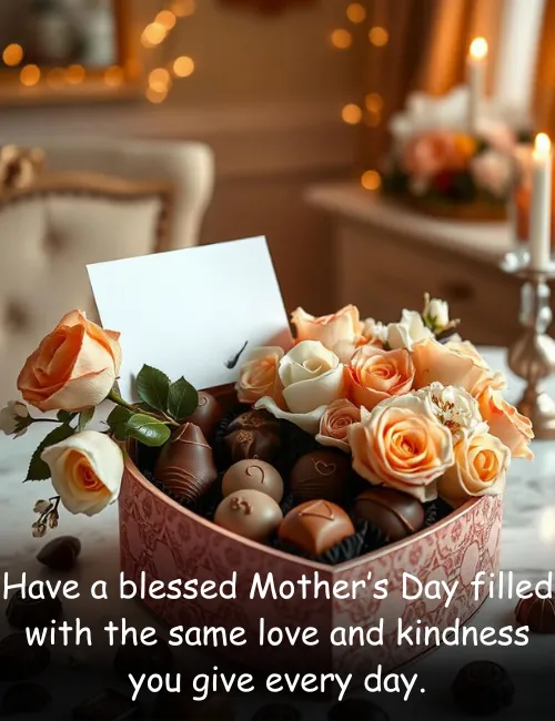 Have a blessed Mother’s Day filled with the same love and kindness you give every day