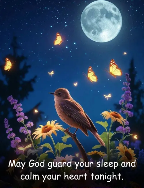 May God guard your sleep and calm your heart tonight