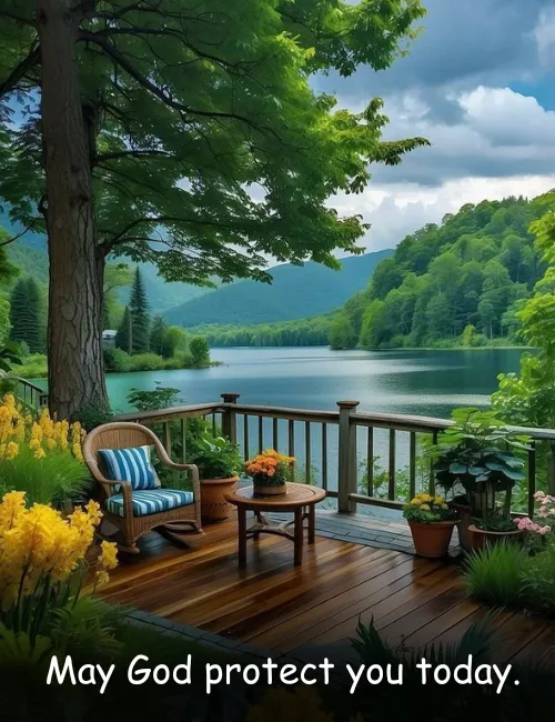  May God protect you today.