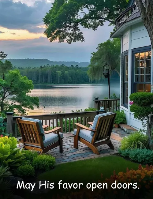  May His favor open doors.