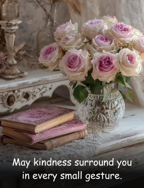 May kindness surround you in every small gesture.