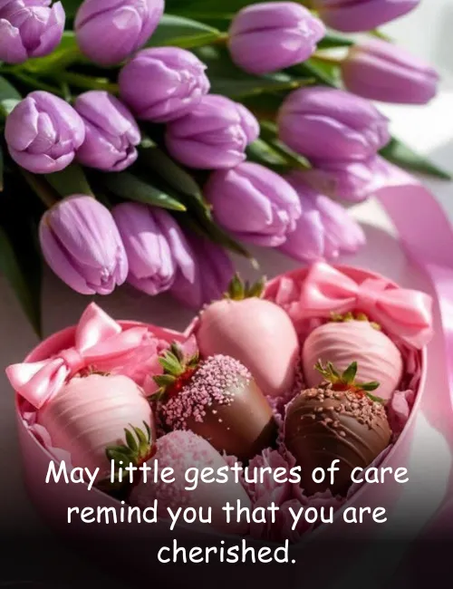 May little gestures of care remind you that you are cherished.