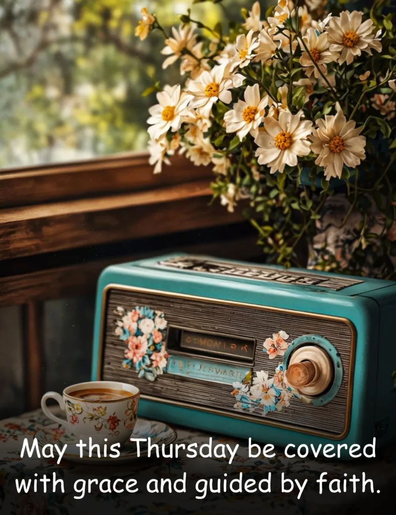 May this Thursday be covered with grace and guided by faith.