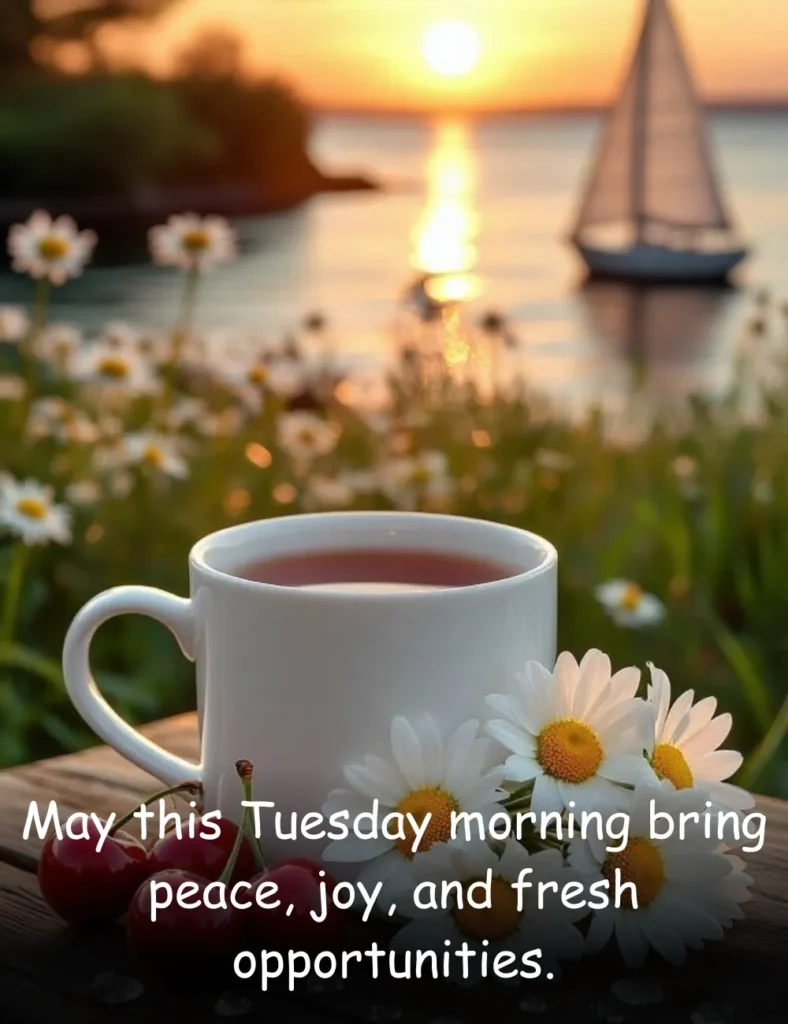May this Tuesday morning bring peace, joy, and fresh opportunities