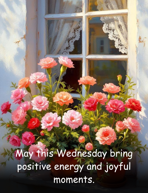 May this Wednesday bring positive energy and joyful moments