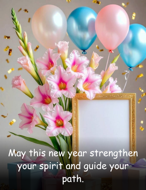 May this new year strengthen your spirit and guide your path