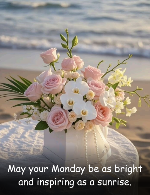 May your Monday be as bright and inspiring as a sunrise