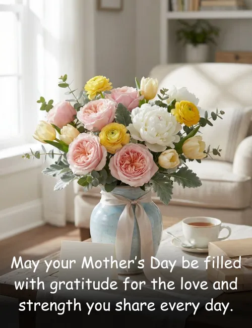 May your Mother’s Day be filled with gratitude for the love and strength you share every day