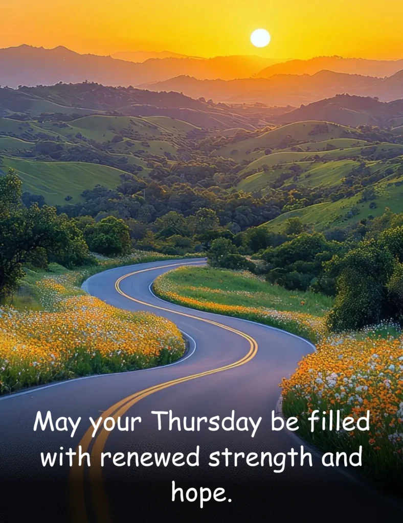 May your Thursday be filled with renewed strength and hope.