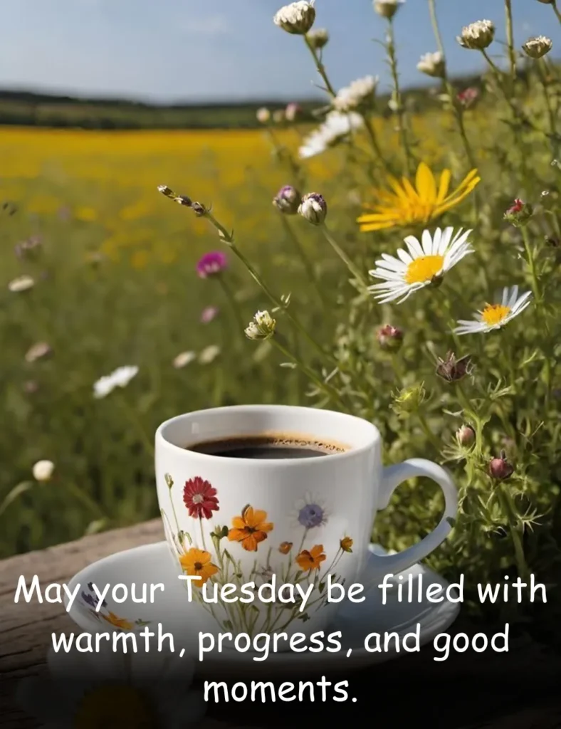 May your Tuesday be filled with warmth, progress, and good moments