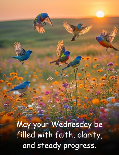 May your Wednesday be filled with faith, clarity, and steady progress