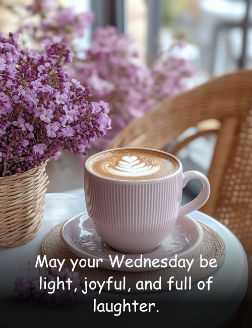 May your Wednesday be light, joyful, and full of laughter