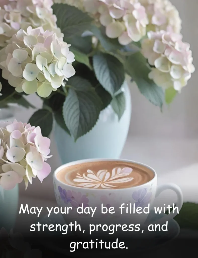 May your day be filled with strength, progress, and gratitude.