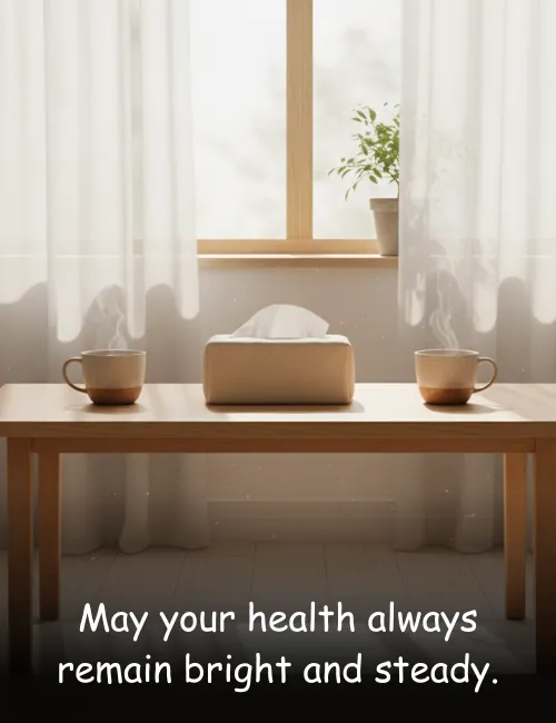 May your health always remain bright and steady.