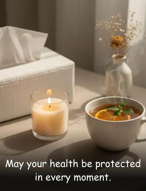 May your health be protected in every moment.