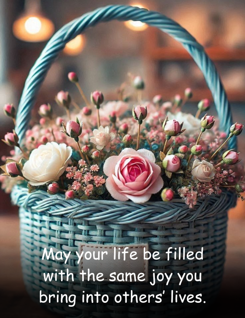 May your life be filled with the same joy you bring into others’ lives
