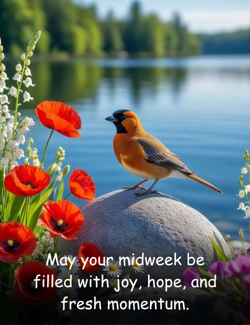 May your midweek be filled with joy, hope, and fresh momentum