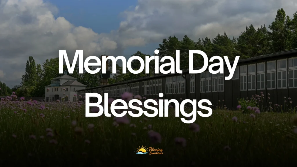 Memorial Day blessings