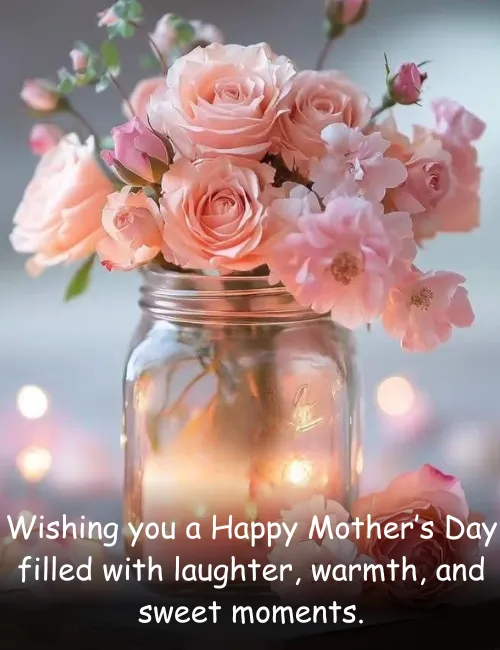 Wishing you a Happy Mother’s Day filled with laughter, warmth, and sweet moments