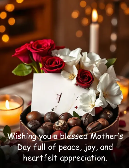 Wishing you a blessed Mother’s Day full of peace, joy, and heartfelt appreciation