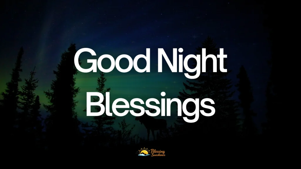 good night blessings