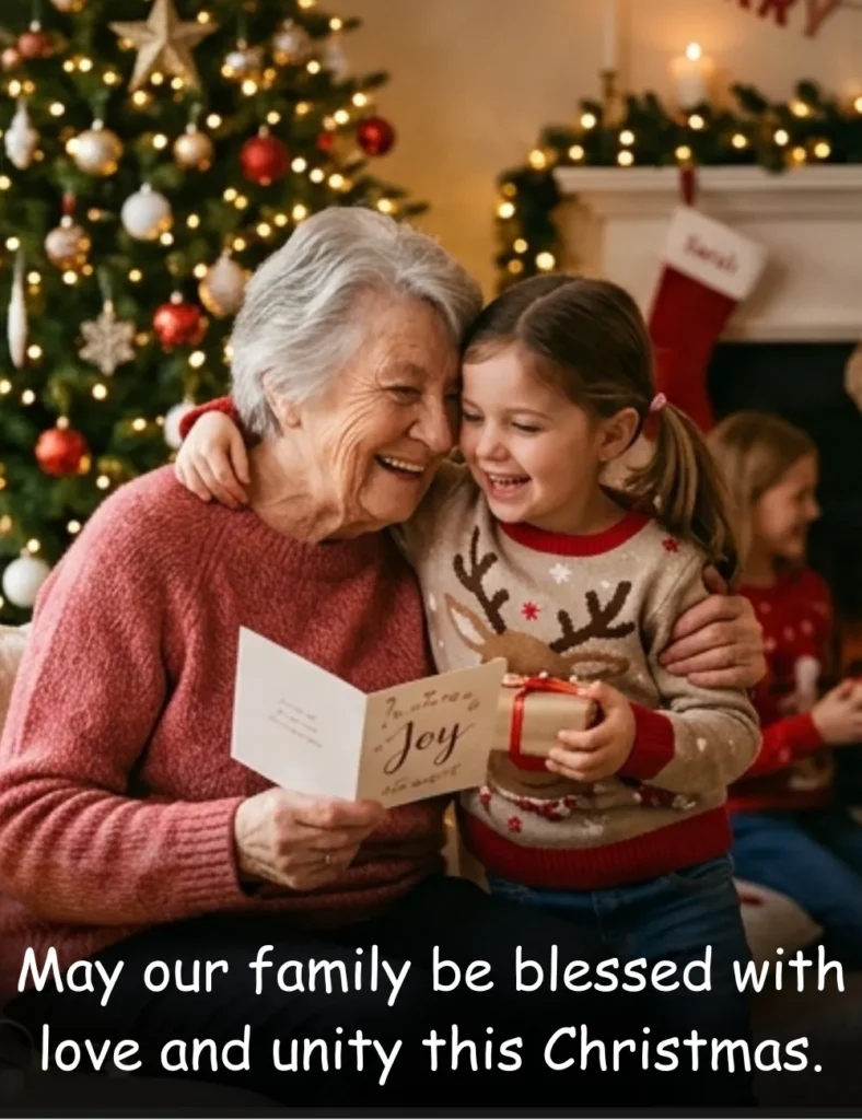 Family Blessed Christmas Wishes Full of Love