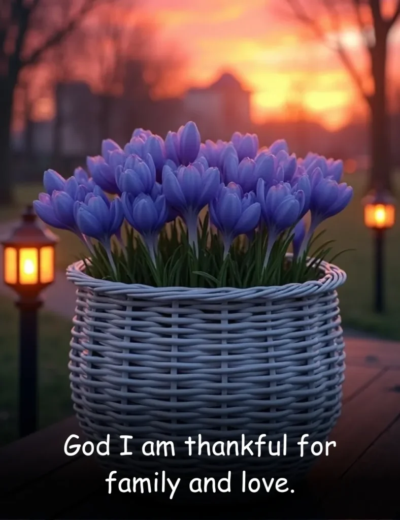 God I am thankful for family and love.