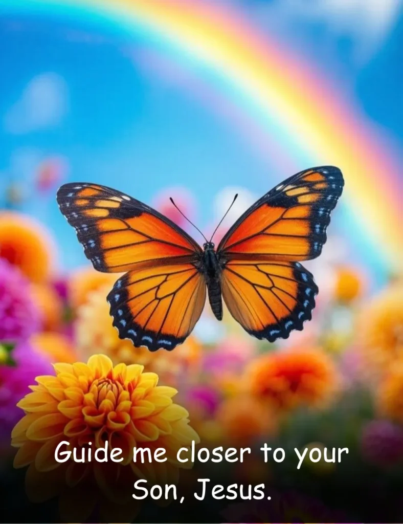 Guide me closer to your Son, Jesus.