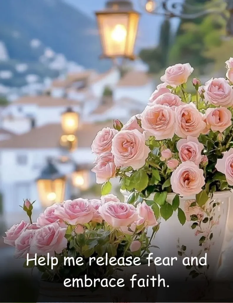 Help me release fear and embrace faith.