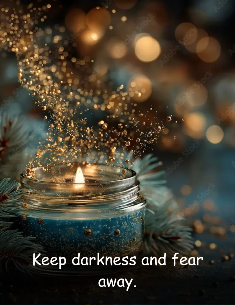 Keep darkness and fear away.