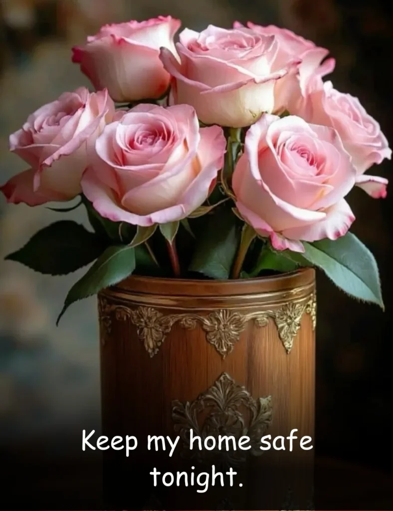 Keep my home safe tonight.