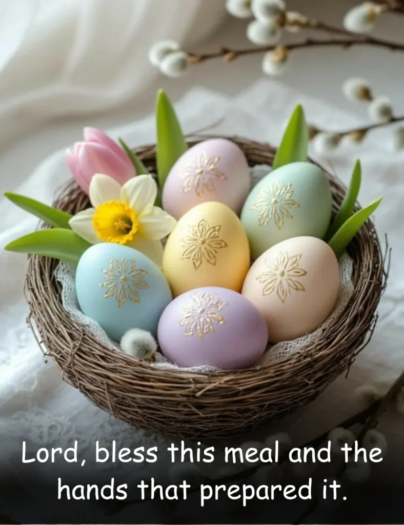 Lord, bless this meal and the hands that prepared it.